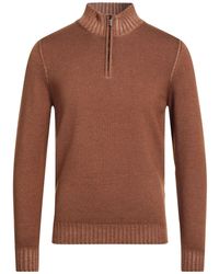 Moorer - Camel Turtleneck Virgin Wool - Lyst