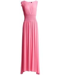 Manila Grace - Maxi Dress Viscose - Lyst
