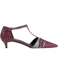 Doop - Burgundy Pumps Leather - Lyst