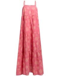 ALESSIA SANTI - Maxi Dress Cotton, Silk - Lyst