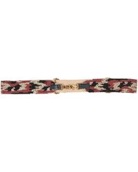 Maliparmi - Bag Strap Textile Fibers, Leather - Lyst