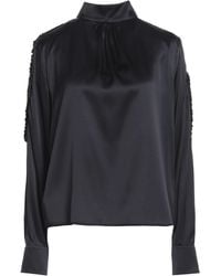 Pinko - Top Silk, Elastane - Lyst