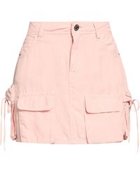 Guess - Mini Skirt Tencel Lyocell, Linen - Lyst