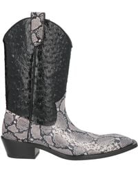 Martine Rose - Ankle Boots Leather - Lyst