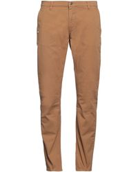 Daniele Alessandrini - Camel Pants Cotton, Elastane - Lyst