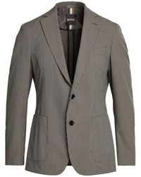 BOSS - Blazer Recycled Polyester, Viscose, Elastane - Lyst