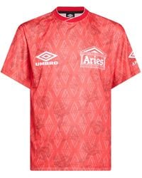Aries X Umbro - T-Shirt Polyester - Lyst