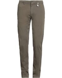 Manuel Ritz - Khaki Pants Cotton, Elastane - Lyst