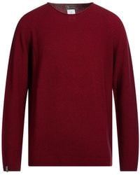 AROVESCIO - Burgundy Sweater Merino Wool - Lyst