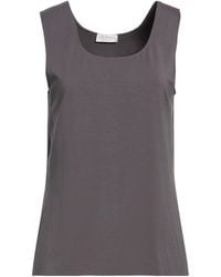 Le Tricot Perugia - Tank Top Viscose, Elastane - Lyst