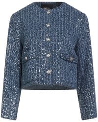 Maje - Denim Outerwear - Lyst