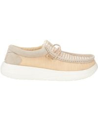 HEYDUDE - Loafers Textile Fibers - Lyst
