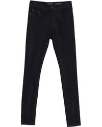 purple jeans mens black