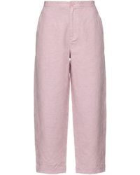 European Culture - Pants Rayon, Viscose, Cotton, Linen, Elastane - Lyst