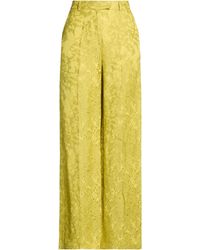 Beatrice B. - Lime Pants Linen, Viscose - Lyst
