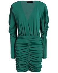 SIMONA CORSELLINI - Mini Dress Viscose, Polyester - Lyst