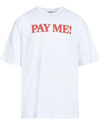 MSGM - T-Shirts - Lyst