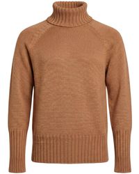 Drumohr - Camel Turtleneck Merino Wool - Lyst