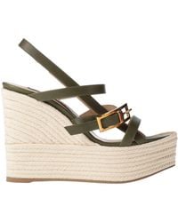 Sergio Rossi - Military Espadrilles Leather - Lyst