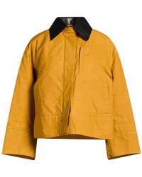 Jil Sander - Mustard Jacket Cotton - Lyst