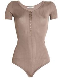 Lemaire - Bodysuit Viscose, Silk - Lyst