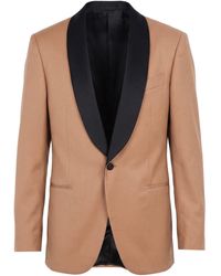 Caruso - Camel Blazer Wool - Lyst