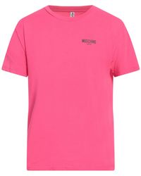 Moschino - Fuchsia T-Shirt Cotton, Elastane - Lyst