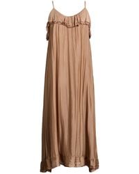 Kaos - Maxi Dress Viscose, Silk - Lyst