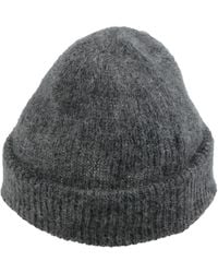 Sandro - Charcoal Hat Mohair Wool, Polyamide, Wool - Lyst