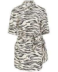 SOLOTRE - Mini-Kleid - Lyst