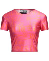 Versace - T-Shirt Polyester, Elastane - Lyst