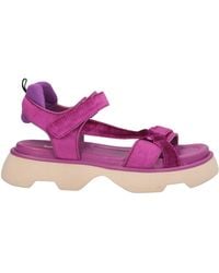 Jeannot - Sandals Leather, Textile Fibers - Lyst