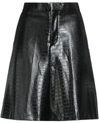 Laneus - Shorts & Bermuda Shorts Viscose, Polyurethane - Lyst