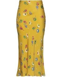 Ottod'Ame Long Skirt - Yellow