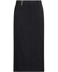 Peserico - Midi Skirt Virgin Wool, Elastane - Lyst