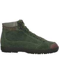 Santoni - Military Ankle Boots Leather, Textile Fibers - Lyst