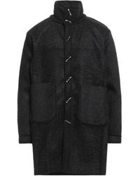 Takeshy Kurosawa - Coat Polyester, Wool - Lyst