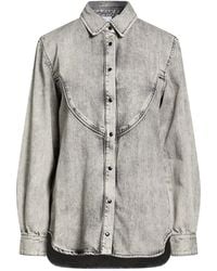 Pinko - Denim Shirt Cotton, Lyocell - Lyst