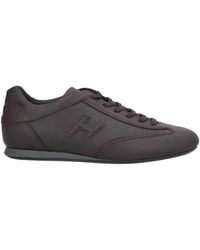 Hogan - Sneakers Leather, Textile Fibers - Lyst