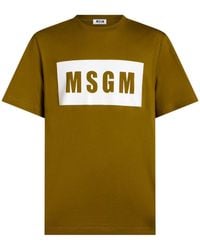 MSGM - T-Shirt - Lyst
