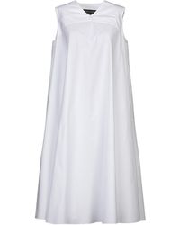 Ter Et Bantine Midi-Kleid - Weiß