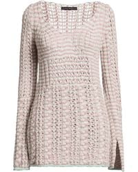 Marco Rambaldi - Lilac Mini Dress Acrylic, Wool, Cotton, Alpaca Wool, Polyamide - Lyst