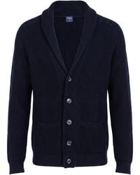 Fedeli - Midnight Cardigan Merino Wool - Lyst