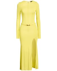 Elisabetta Franchi - Lime Maxi Dress Viscose - Lyst