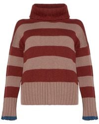 Aragona - Brick Turtleneck Cashmere - Lyst