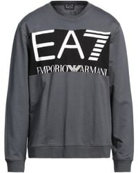 EA7 - Sweatshirt Cotton - Lyst
