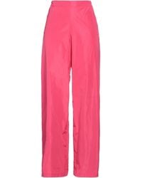 Niu - Fuchsia Pants Polyester, Cotton - Lyst