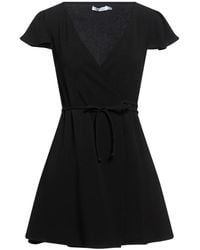 Bella Venice - Mini Dress Rayon, Lurex, Elastane - Lyst