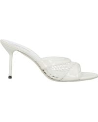 Paris Texas - Sandals Leather, Textile Fibers - Lyst