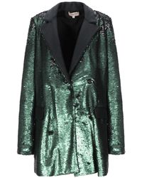 Black Coral Overcoat - Green